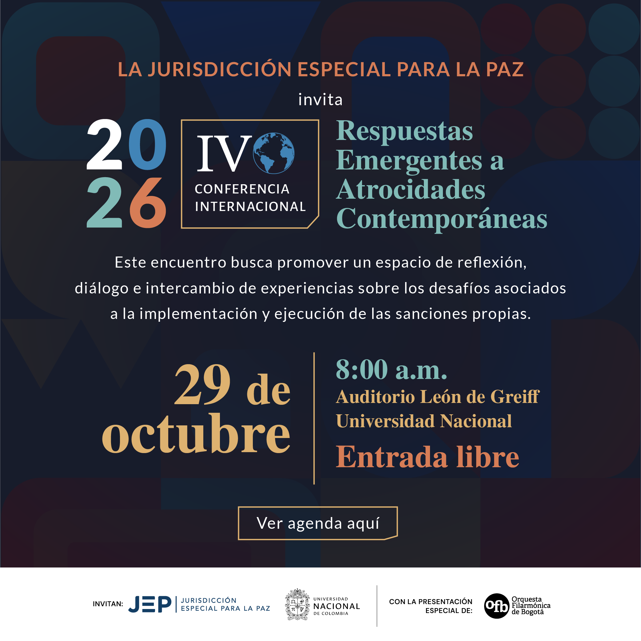 IV Conferencia Internacional Respuestas Emergentes a Atrocidades Contemporáneas