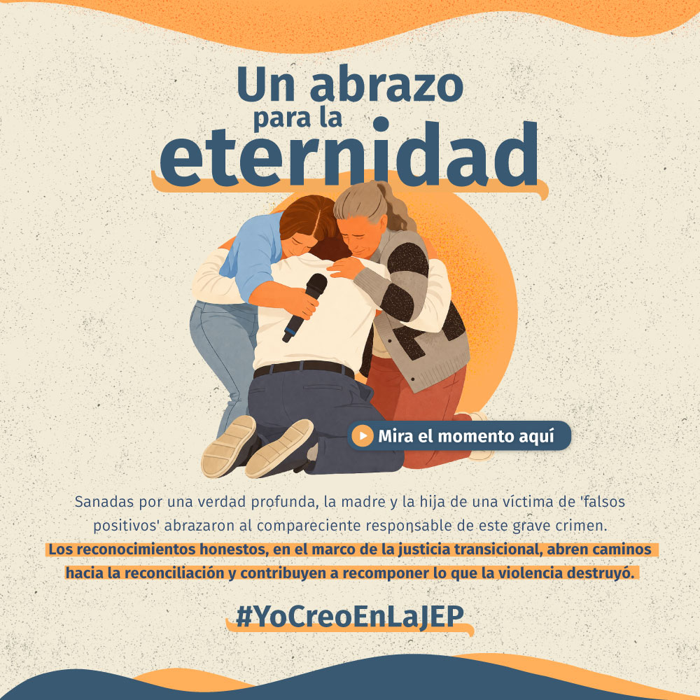 Los reconocimientos honestos, en el marco de la justicia transicional, abren caminos hacia la reconciliación y contribuyen a recomponer lo que la violencia destruyó.