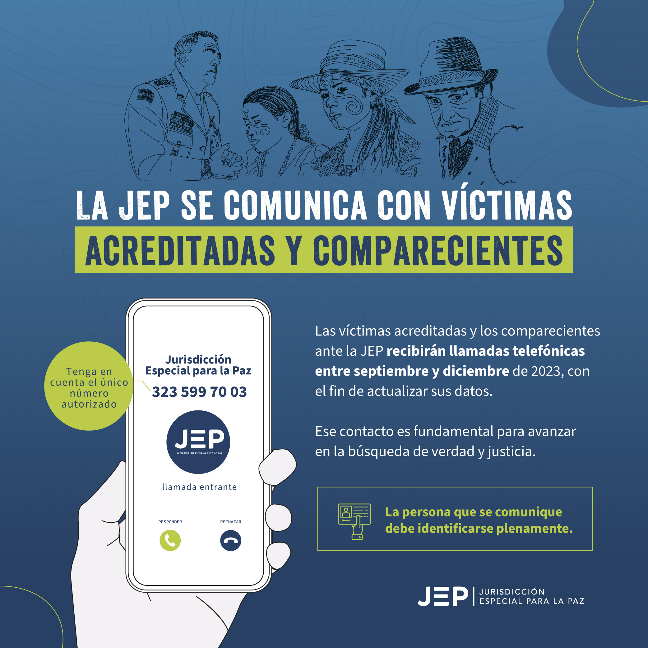La JEP se comunica covíctimas acreditadas y comparecientes/>
</div></DIV>
			</div><div class=