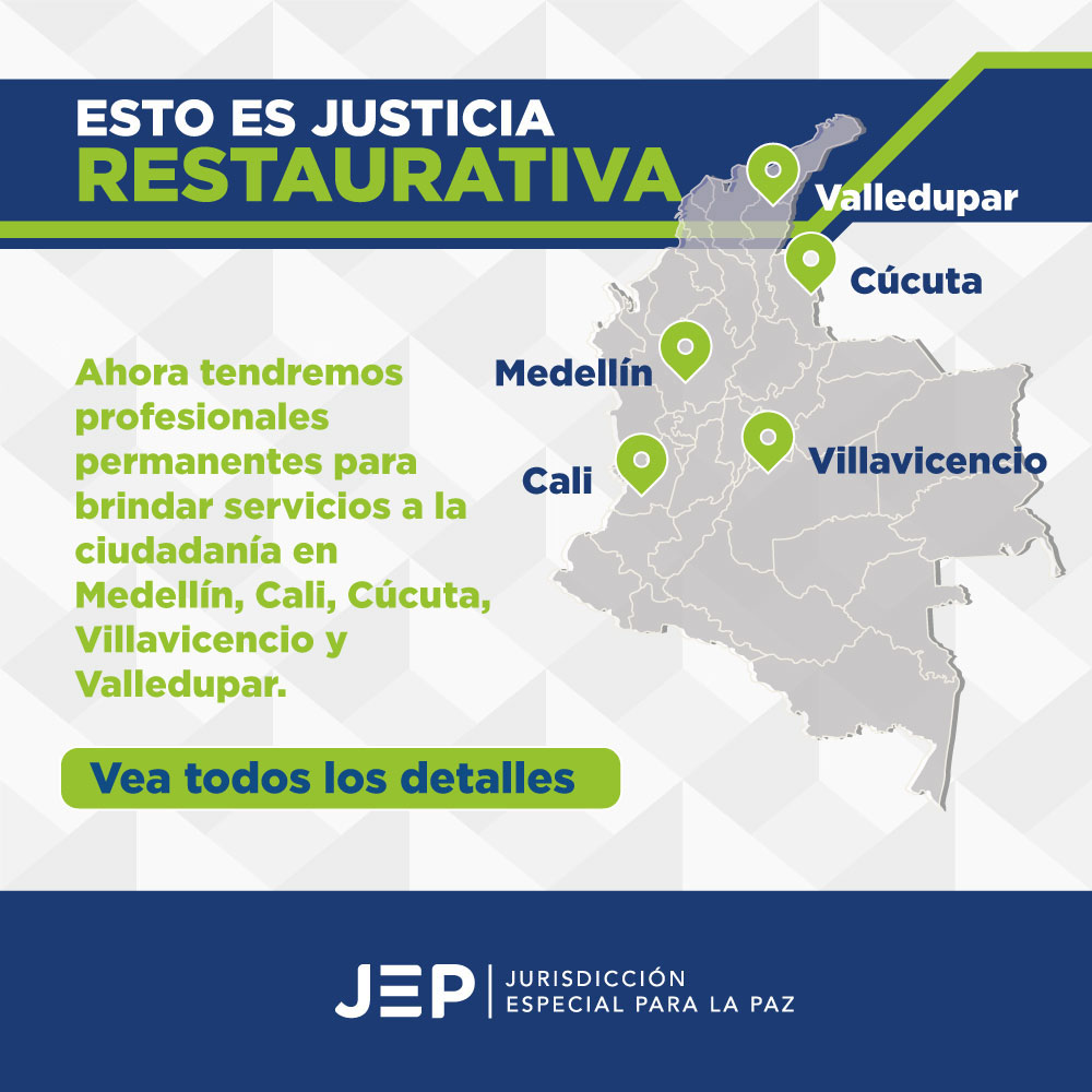 Ahora tendremos profesionales permanentes para brindar servicios a la ciudadanía en Medellín, Cali, Cúcuta, Villavicencio y Valledupar.