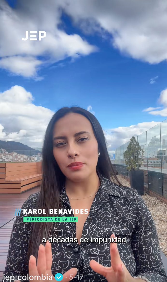 Publicacion TikTok JEP